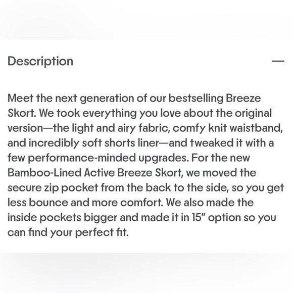 Active Breeze Skort (13”) by Free Fly - Picture 9 of 16